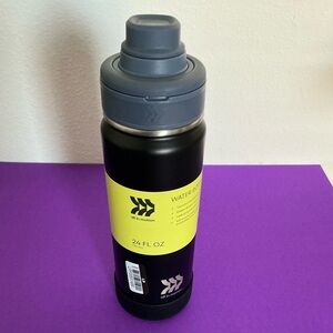All in Motion Black and Yellow Water Bottle